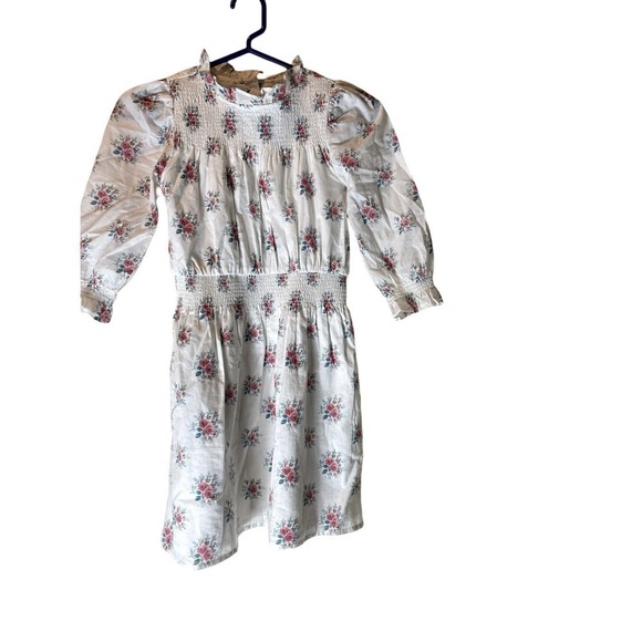 Janie and Jack THE CLEO FLORAL SMOCKED DRESS - Picture 1 of 6